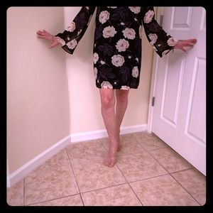 Ganni floral pattern dress XS